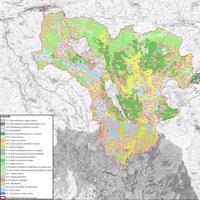 Thematic cartography, GIS and ground surveying